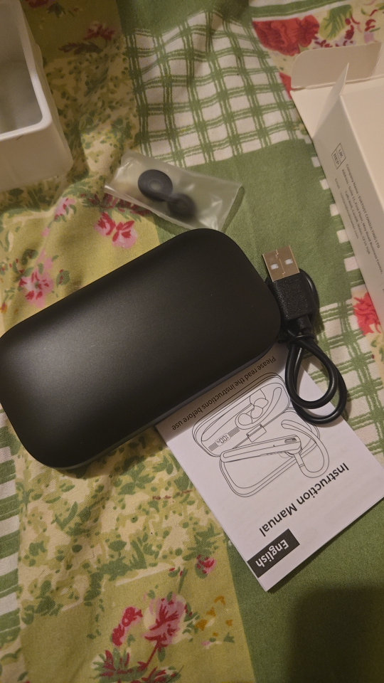 Bluetooth Headset with Case & Accessories - photo 2