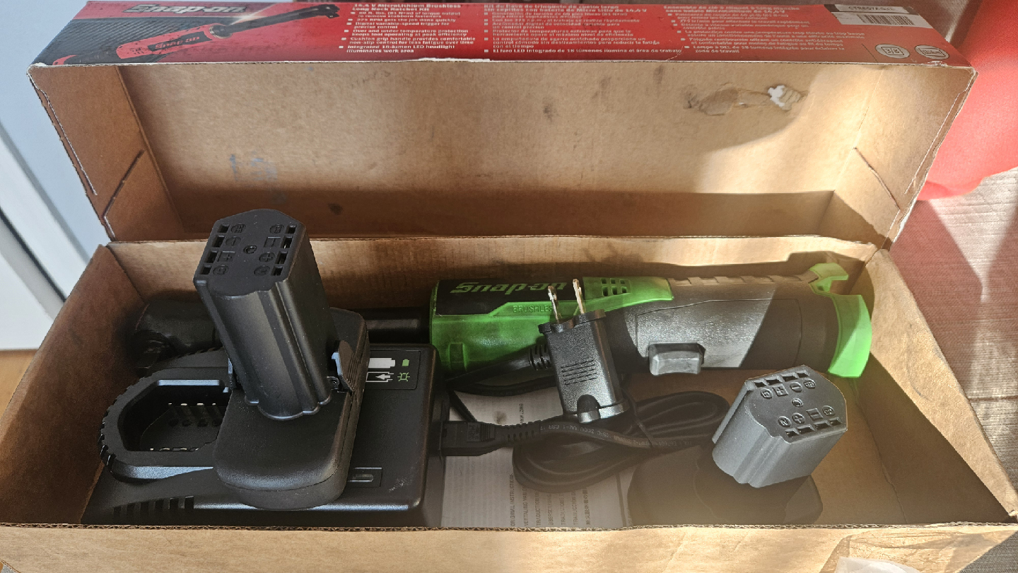 snap on 3/8 14.4 V MicroLithium Brushless Ratchet - photo 3