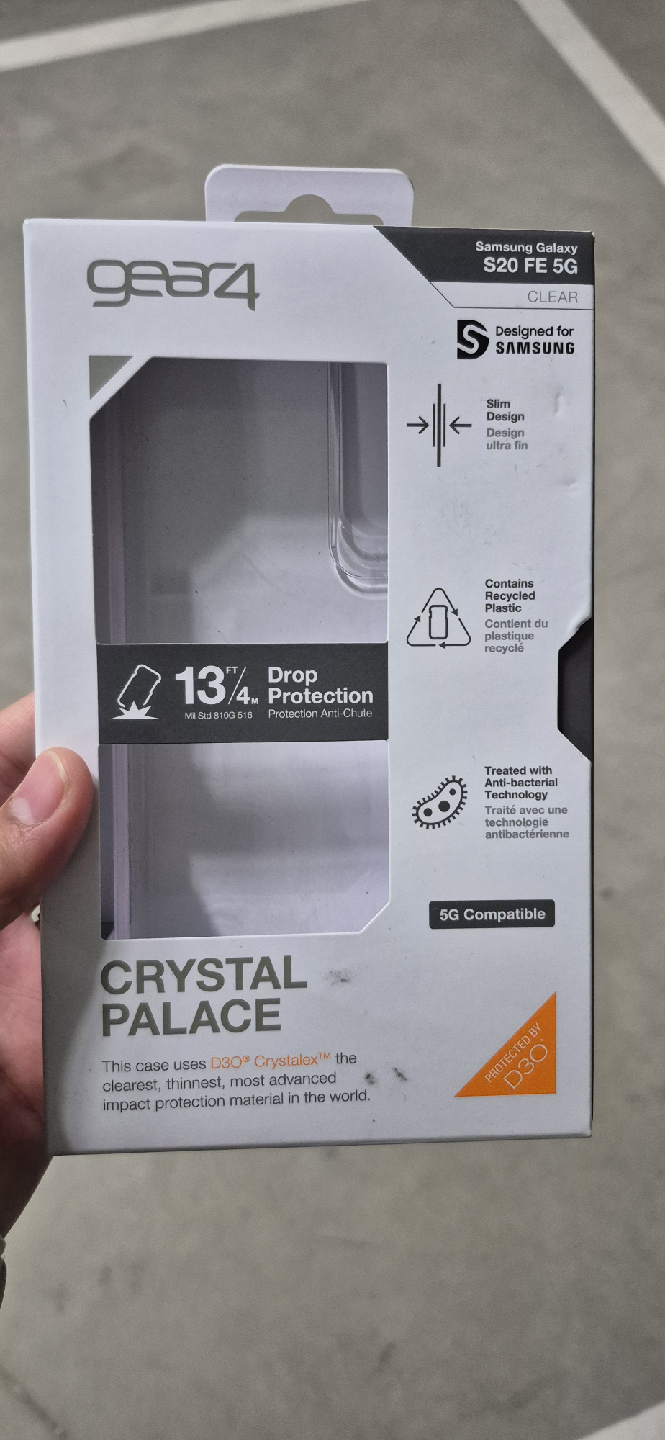 Gear4 Crystal Palace Samsung S20 FE 5G Clear Case