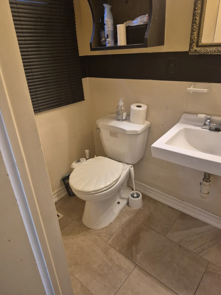 2 bedroom and 1.5 bathroom in basement for rent