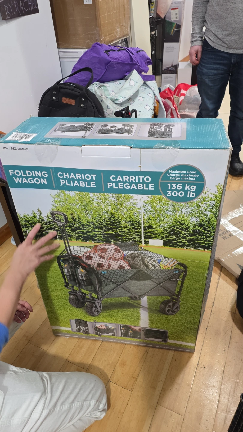 Folding Wagon Chariot - Holds up to 300 lbs - photo 3