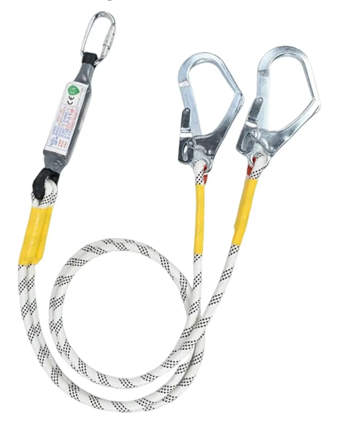 300cm Fall Protection Lanyard with Double Hooks image indicator(2)