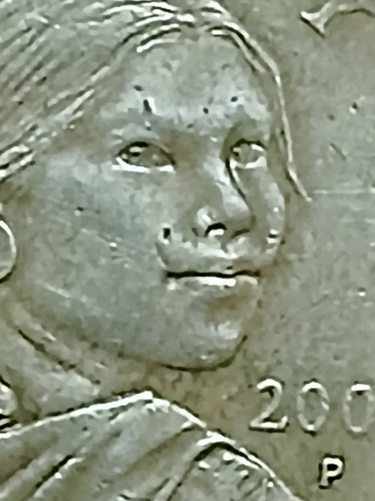 exstremely rare2000 sacagawea gloden loonie with rare error image indicator(3)