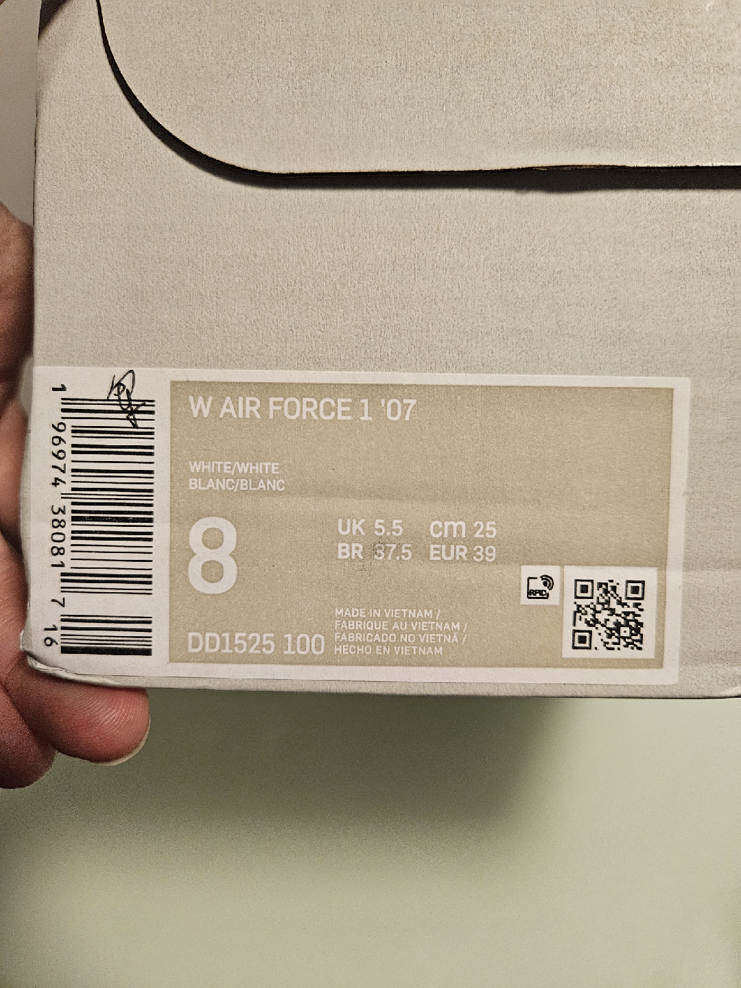 Nike Air Force 1 '07 Lucky Charms White US 8 Women's - photo 5