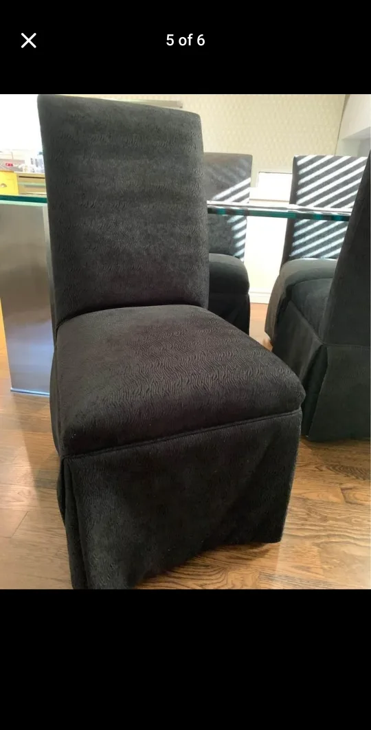 🥕Black Dining Chairs - Set of 2 image indicator(2)