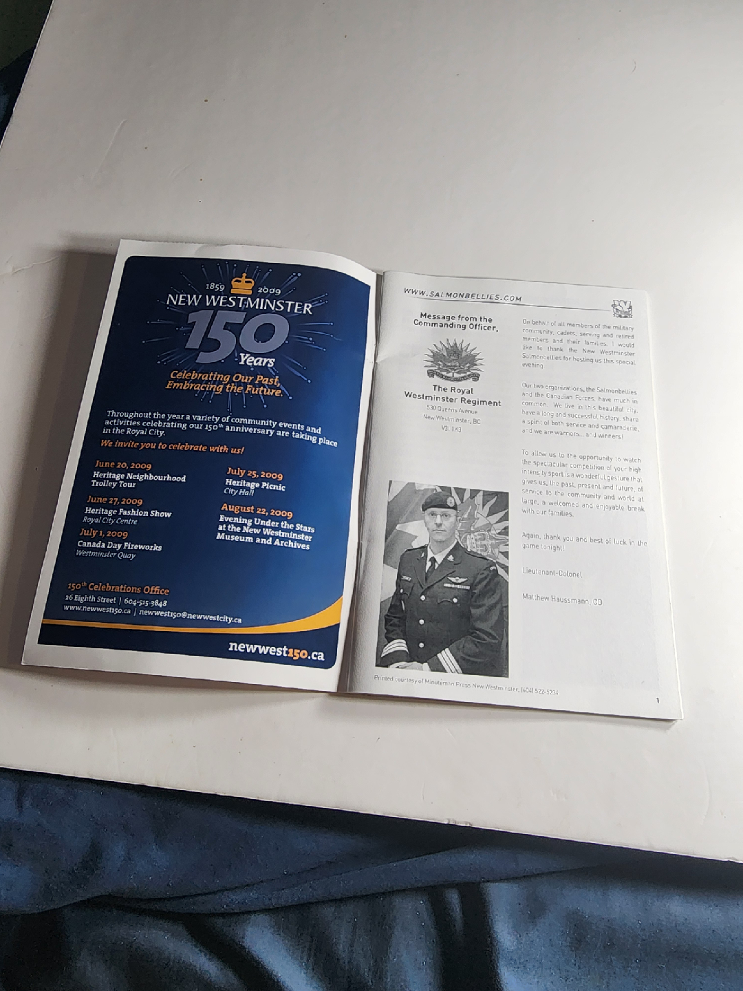 New Westminster 150 Years Brochure - photo 2