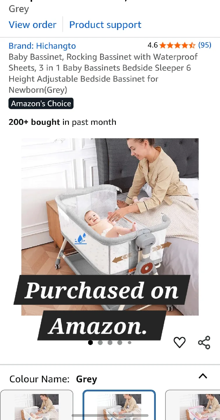 Baby bassinet 65$ image indicator(6)