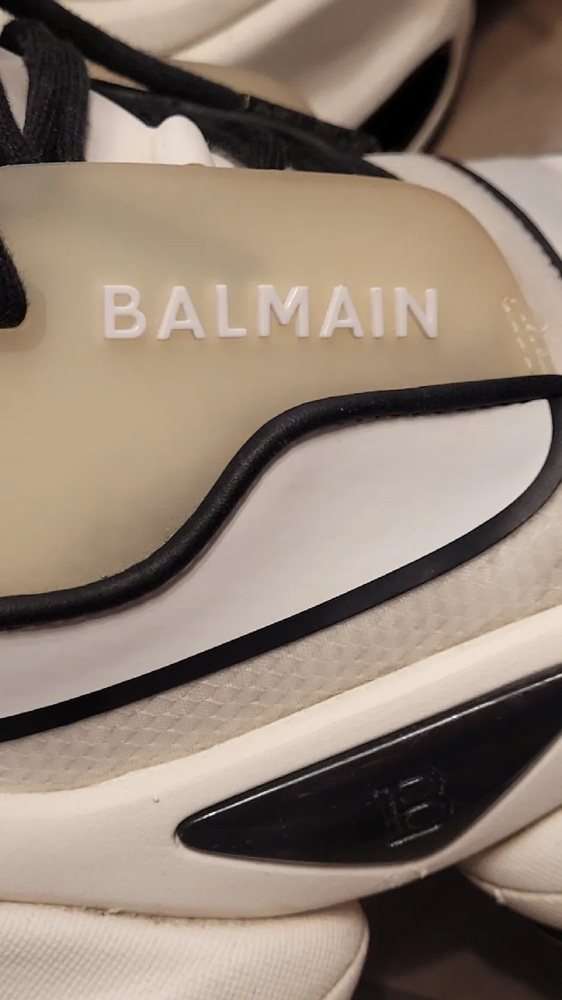 Balmain White & Black Sneakers image indicator(6)