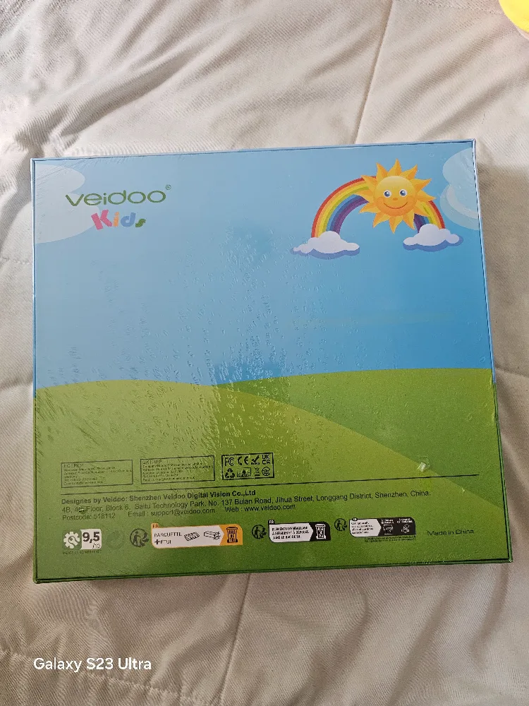 🥕New Veidoo Kids 10.1" Pink Tablet image indicator(4)