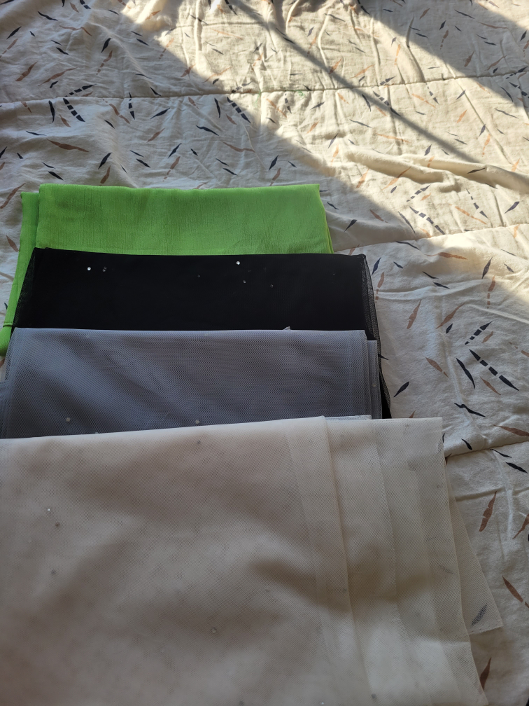 Assorted Fabric Pieces - Sewing, Crafts