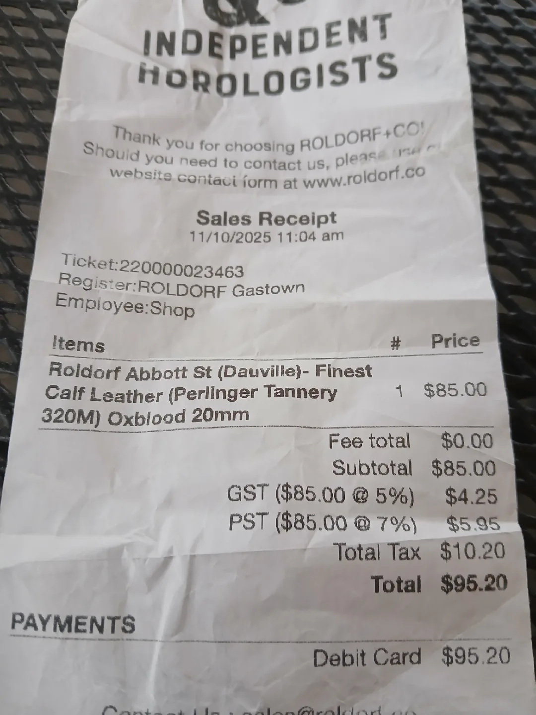 20mm Finest Calf Leather Watch Strap image indicator(2)