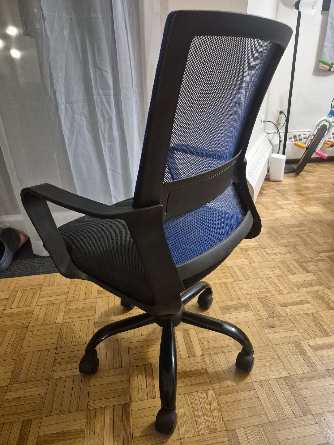 Office Chair - Black and Blue - photo 2