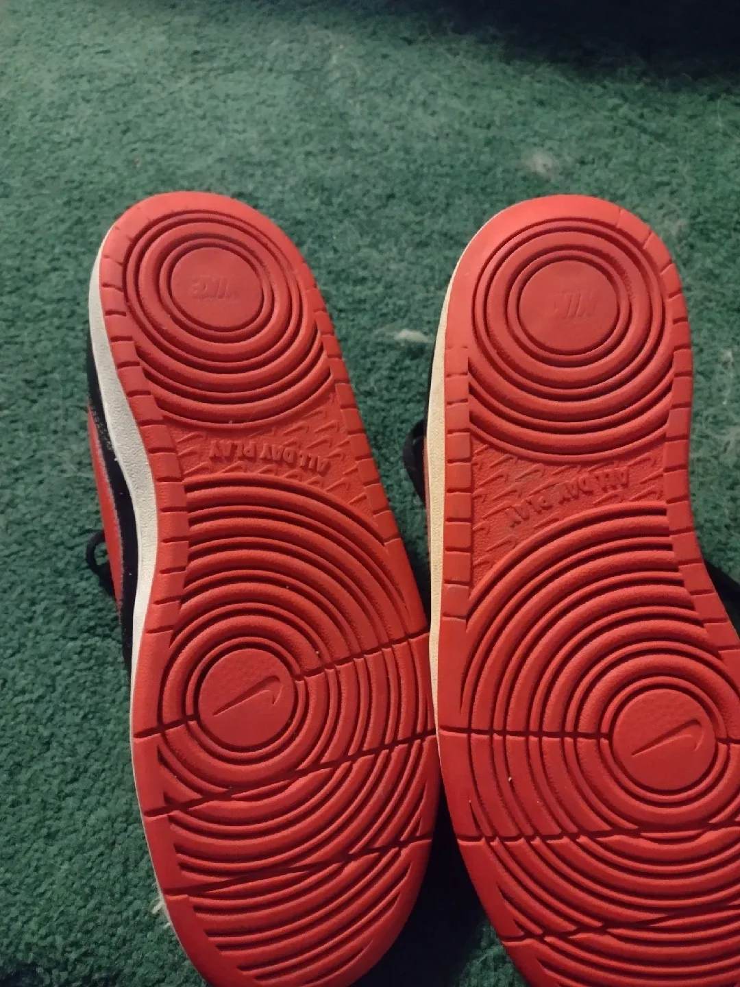 Nike Court Vision Low Shoes - Red & Black size 6 youth image indicator(3)