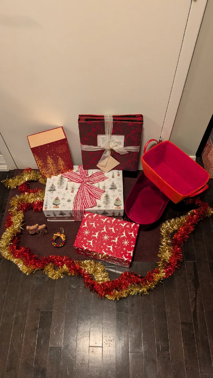 Christmas Gift Boxes, Album, Baskets, Decor thumbnail