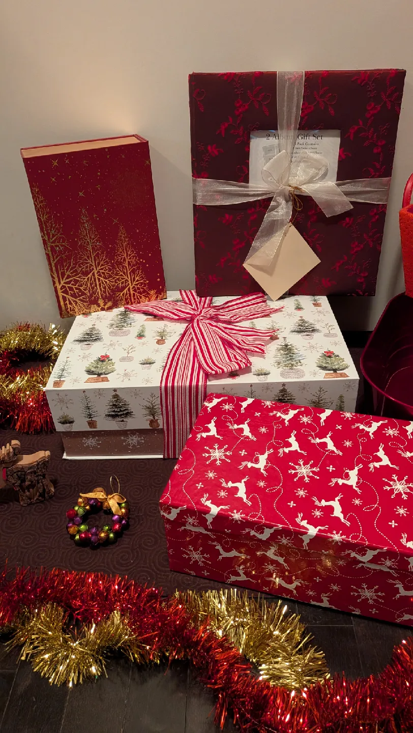 Christmas Gift Boxes, Album, Baskets, Decor image indicator(2)