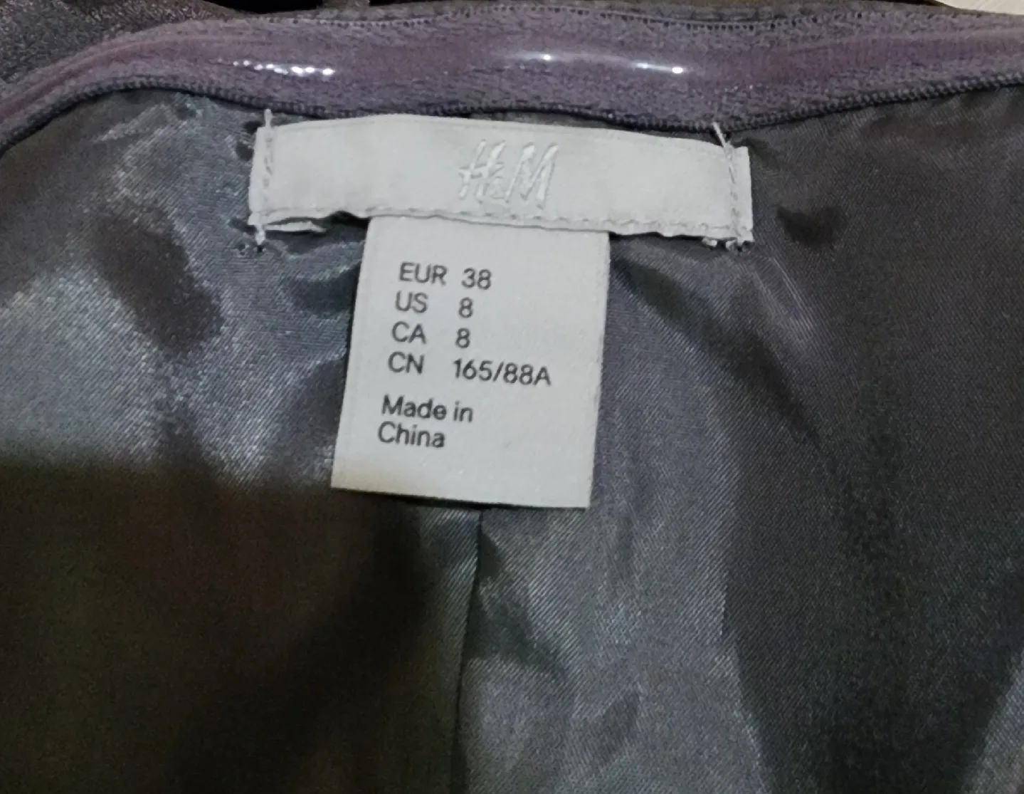 H&M Grey Ruffle Dress - Size 8 image indicator(4)