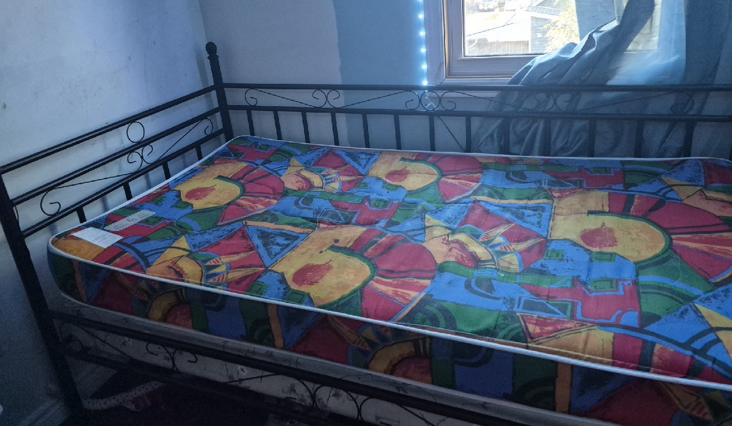 Black Metal Daybed Frame