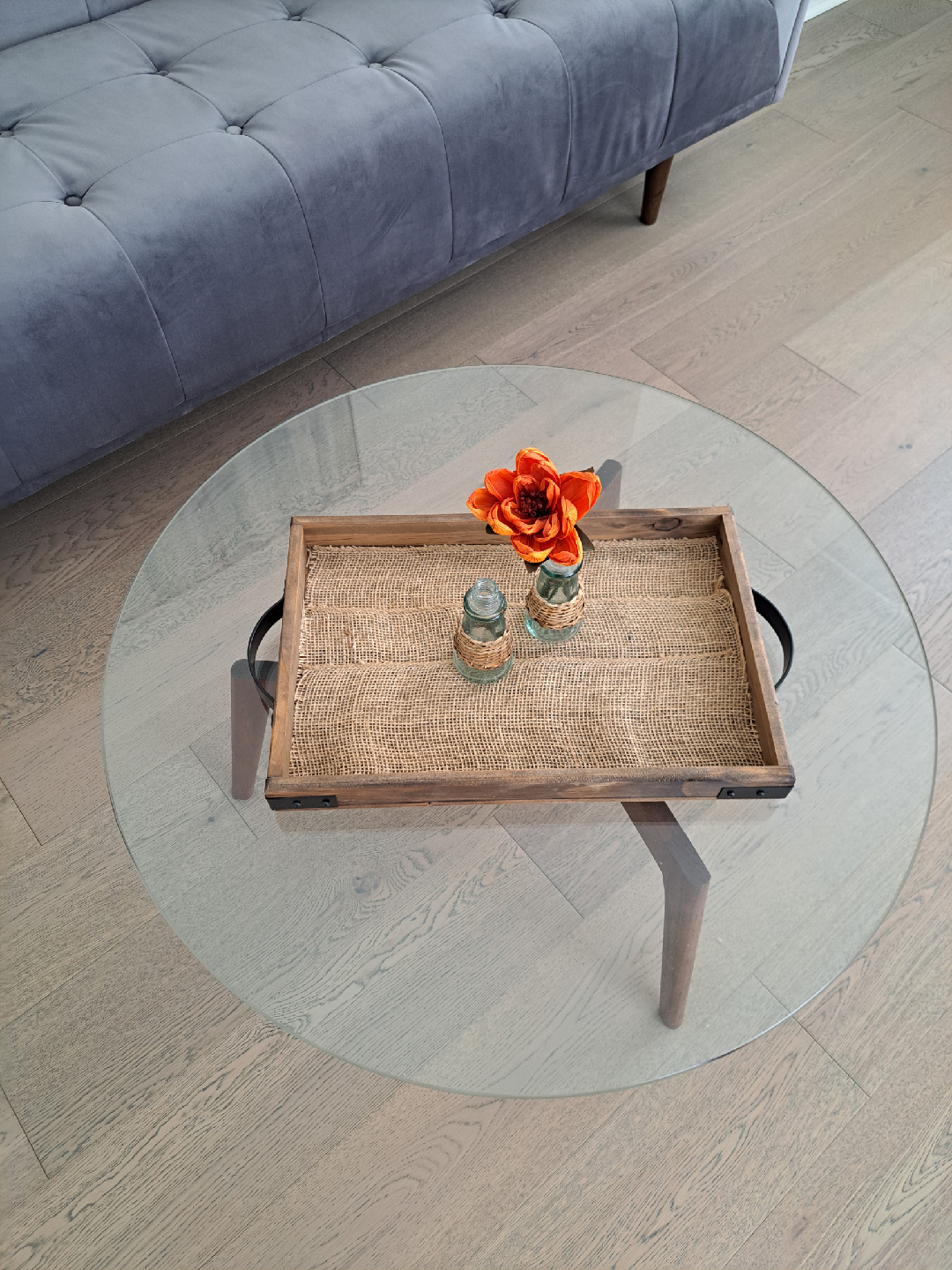 Round Glass Coffee Table - photo 3