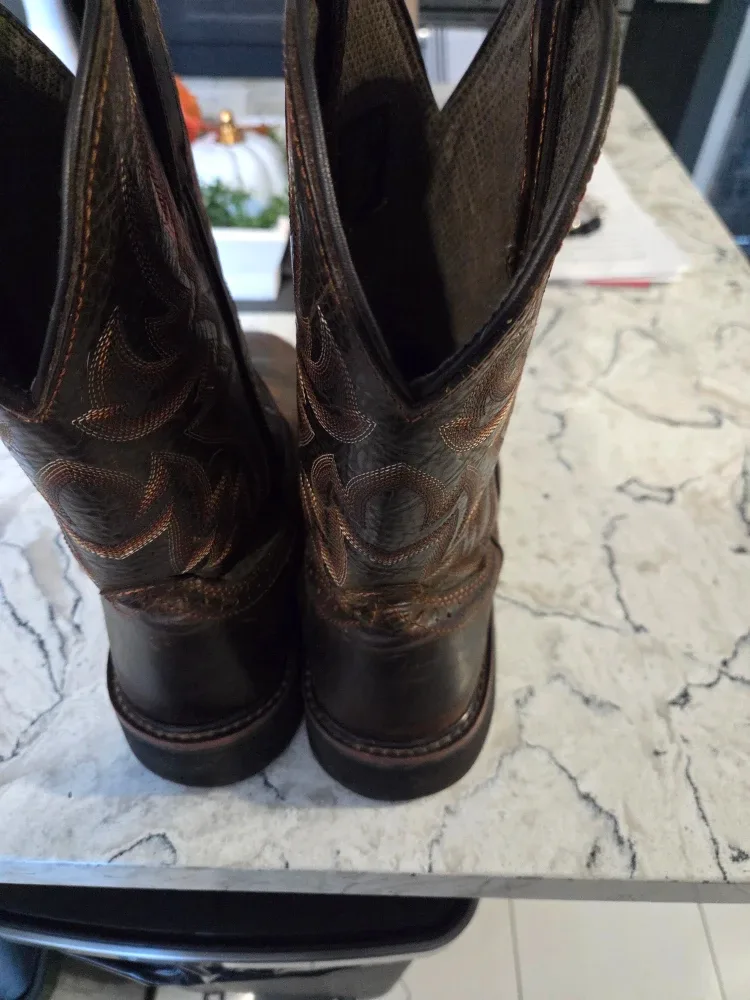 Wolverine 11.5M Brown Leather Western Boots image indicator(2)