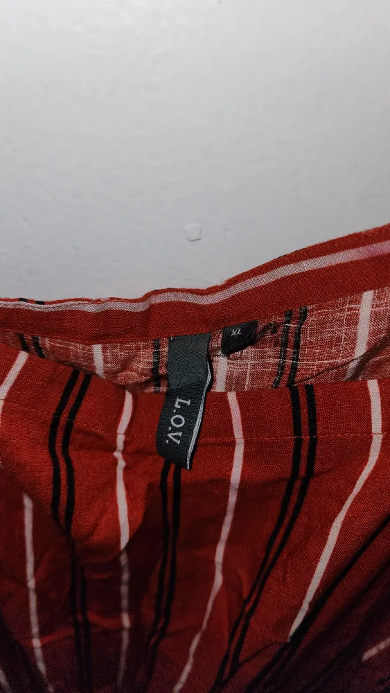 XL Red Striped Dress image indicator(3)