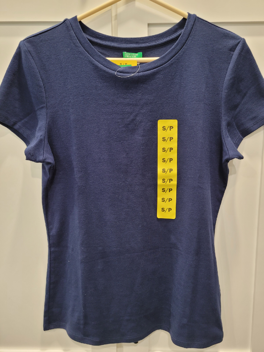 United Colors of Benetton Navy Blue T-Shirt - Size S