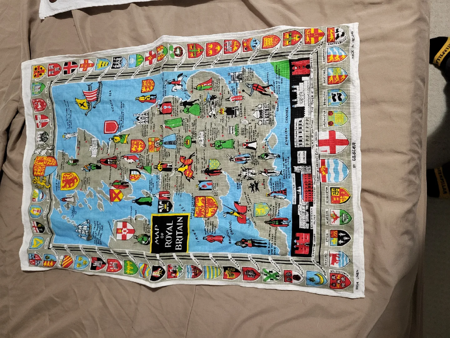 Tea Towels - Royal Britain Map & Humorous Poem image indicator(3)