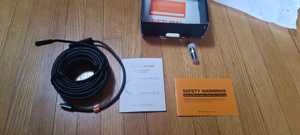 Teslong NTC100 Inspection Camera - Like New! - photo 4