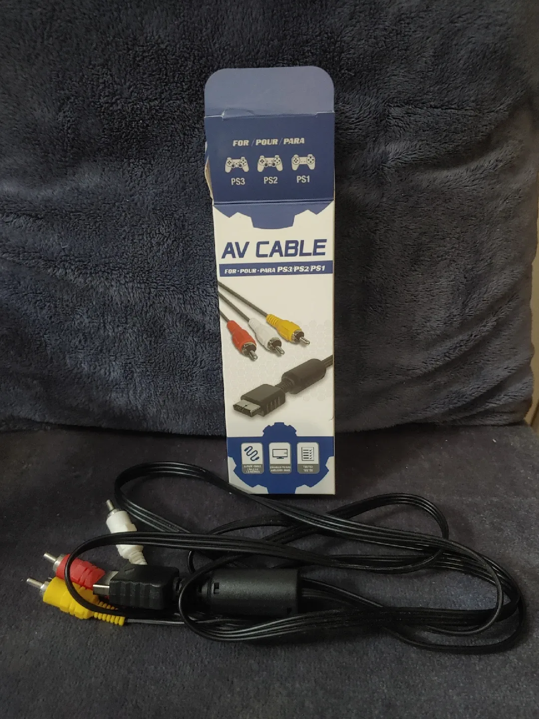 Tomee AV Cable for PS3/PS2/PS1 - New in Box thumbnail