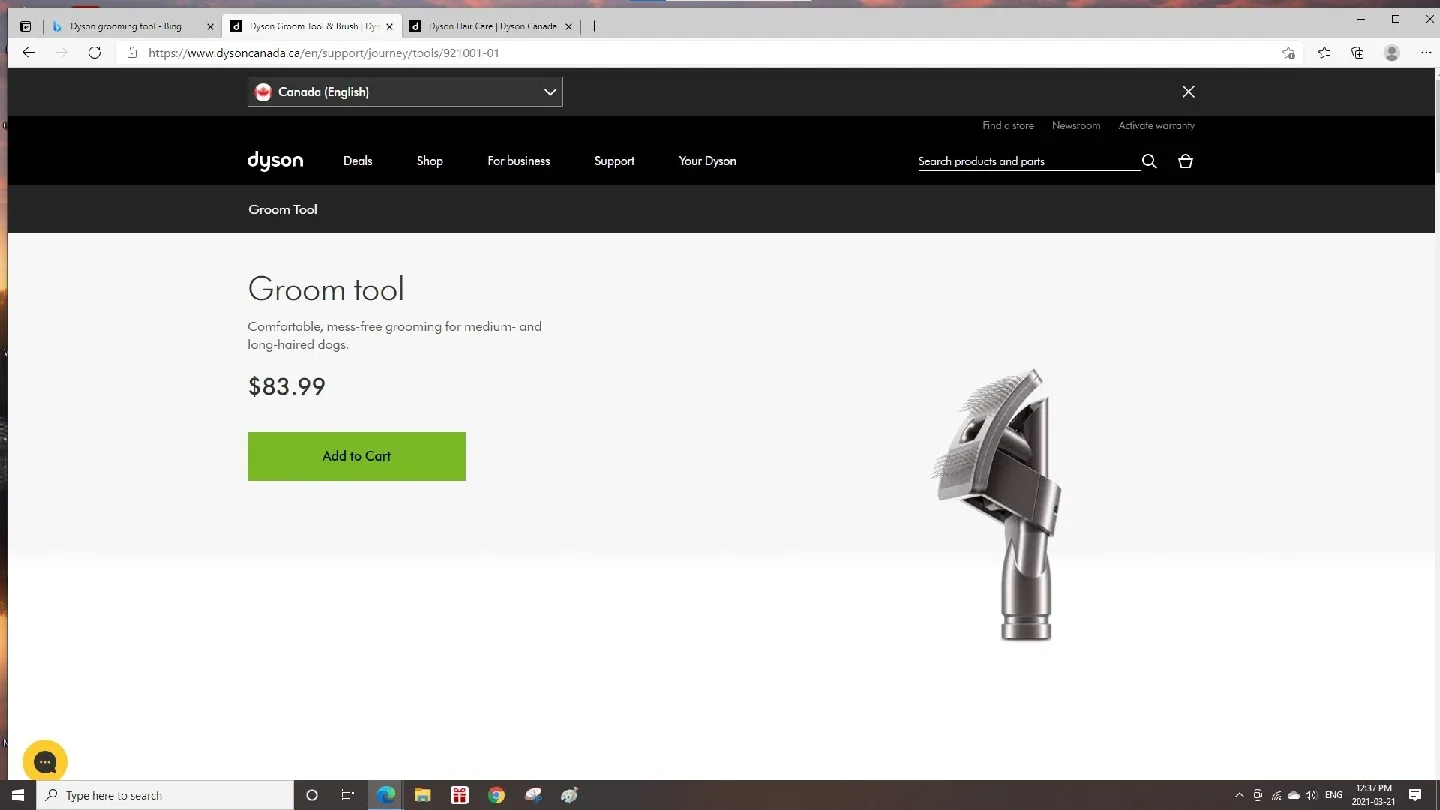 Dyson Pet groom Tool image indicator(4)