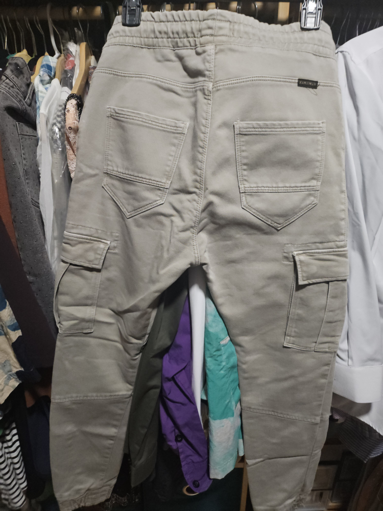 Zara Man Beige Cargo Pants - photo 2