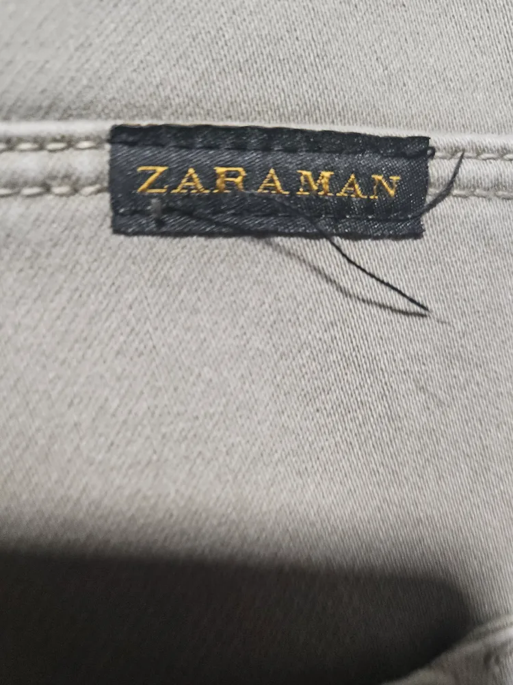 Zara Man Beige Cargo Pants image indicator(3)