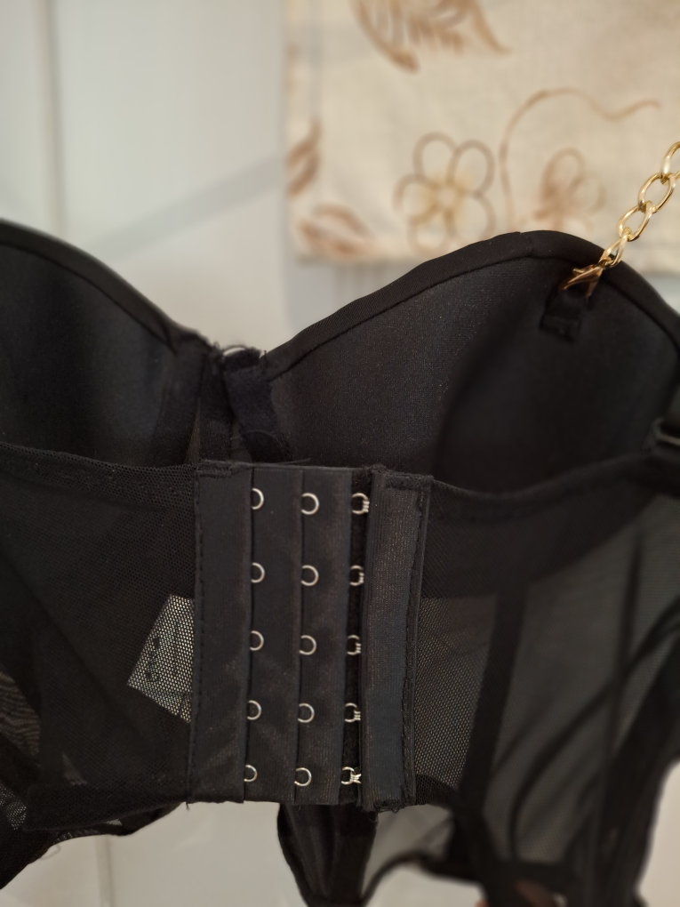 Black Bustier Top - Size S - photo 3