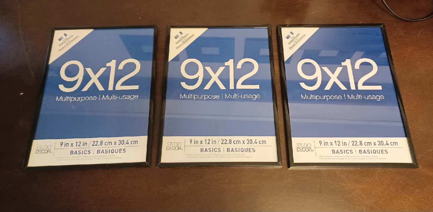 Studio Decor 9x12 Picture Frames (Set of 3) image indicator(3)