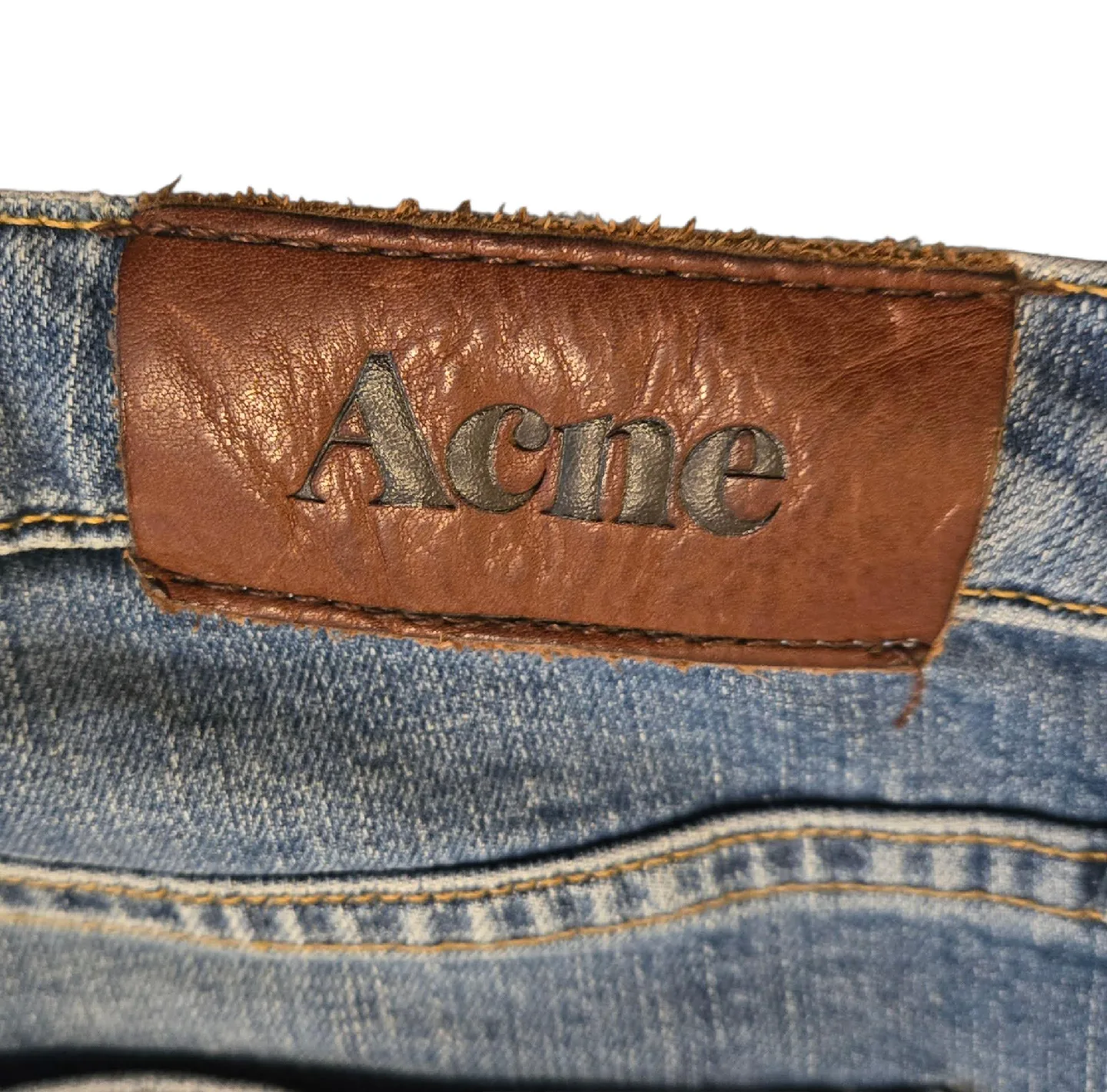 Vintage Acne High Rise Straight Jeans 28/32 image indicator(4)