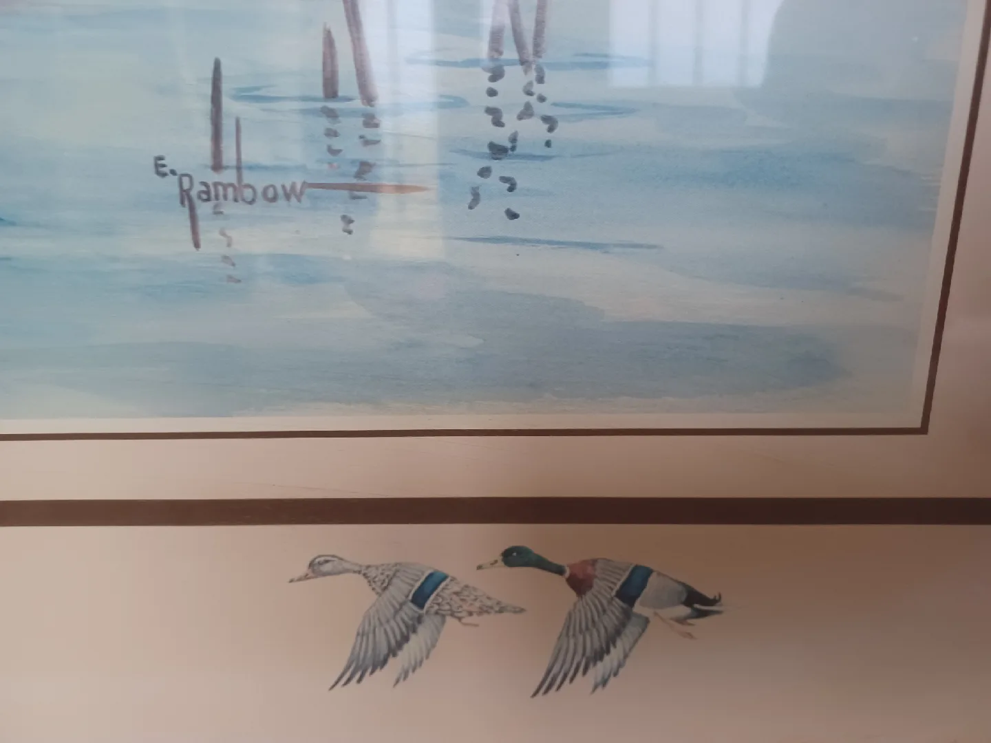 2 LG VTG Lithograph Art Prints DUCKS Wildlife - Offers welcome ! image indicator(3)