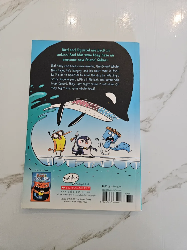 Bird & Squirrel on Ice by James Burks image indicator(2)