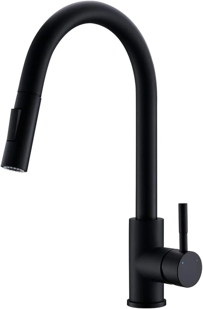 Brand New Matte Black Kitchen Pull Down Faucet For Sale thumbnail