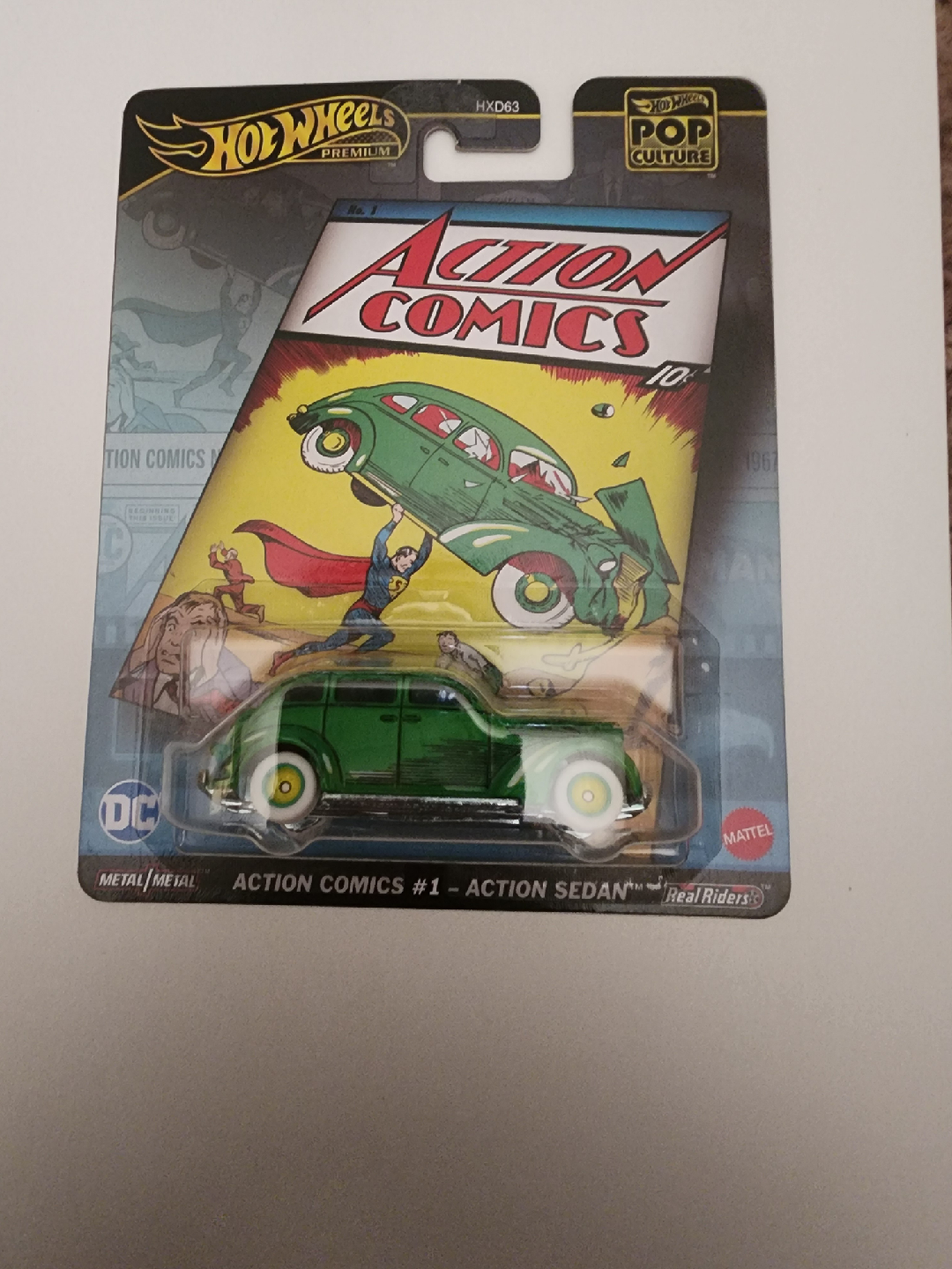 Hot Wheels Premium Action Comics #1 Action Sedan