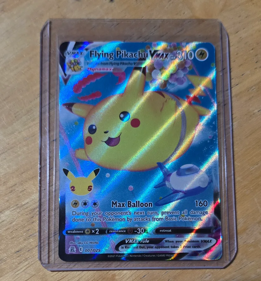 Flying Pikachu VMAX Pokemon Card thumbnail