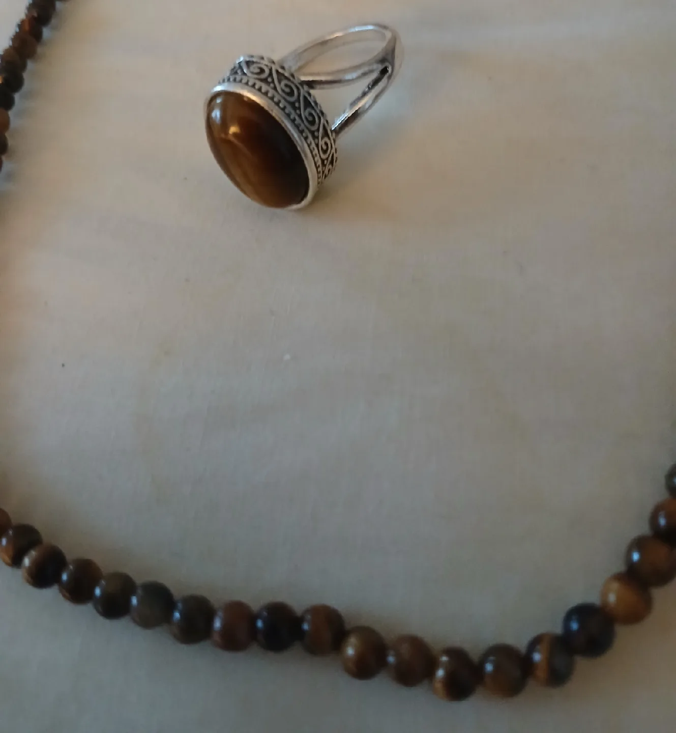 Tiger's Eye Gemstone Ring thumbnail