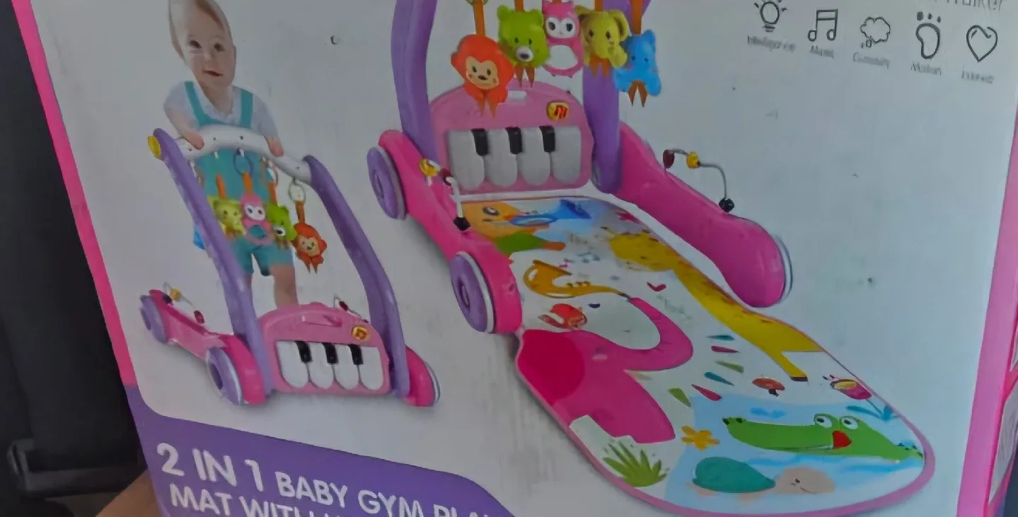 NEW 2-in-1 Baby Gym Play Mat thumbnail