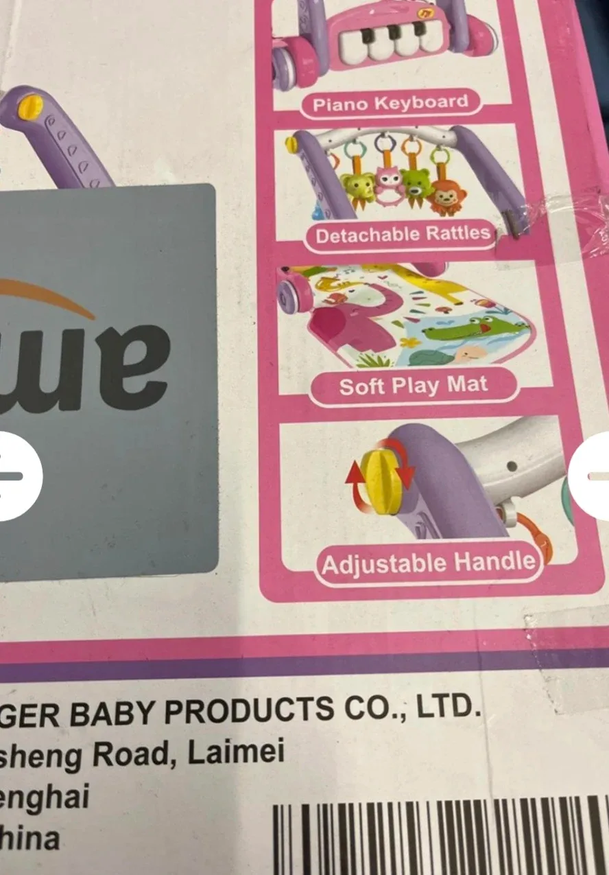 NEW 2-in-1 Baby Gym Play Mat image indicator(2)