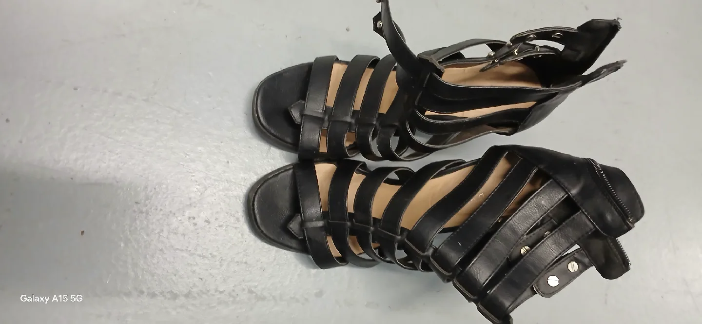 Black Gladiator Heels - Size 8.5 image indicator(2)