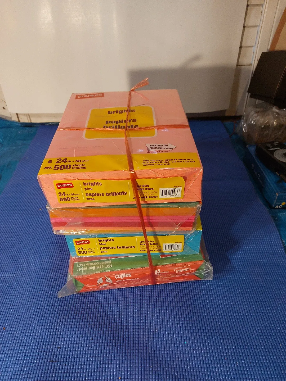 Staples Brights Coloured Paper - around 1700Sheets thumbnail