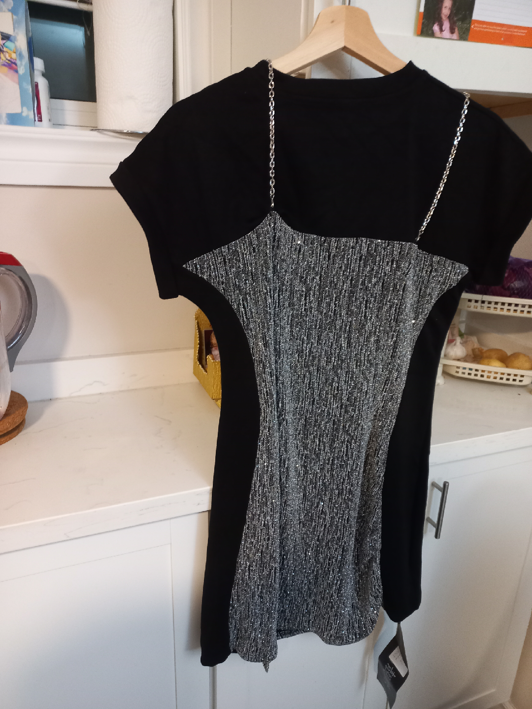 Black & Silver Party Dress - photo 3