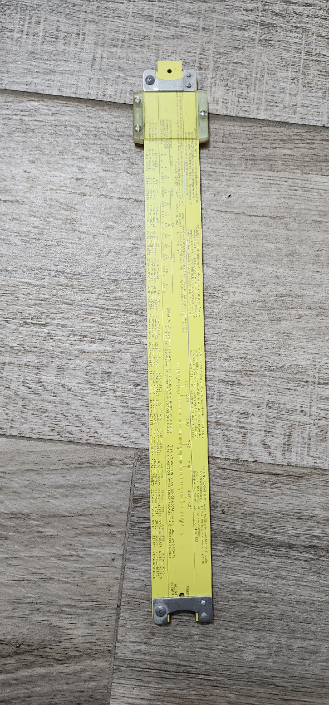 Pickett N902-ES Speed Rule Slide Rule - photo 2