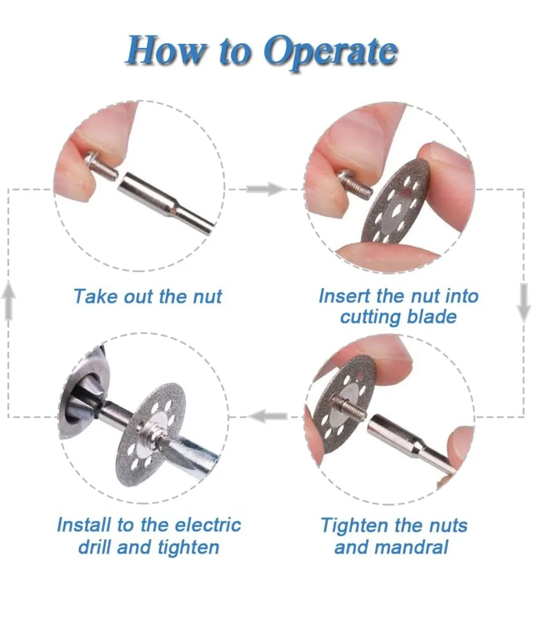 Diamond Cutting Disc Wheel Set - New image indicator(2)