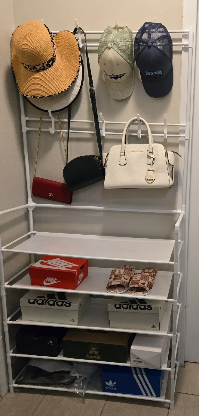 Shoe Rack with Coat Rack image indicator(7)