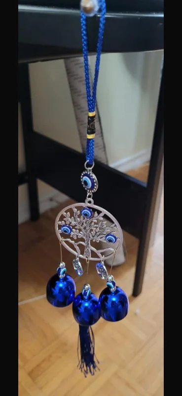 Elephant Keychain & Evil Eye Hanging Decor