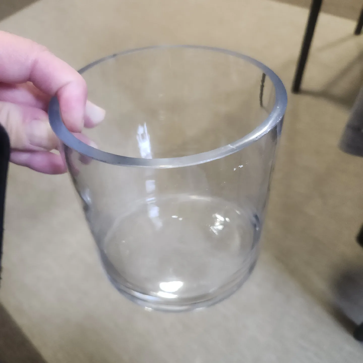 Clear Glass Vase thumbnail